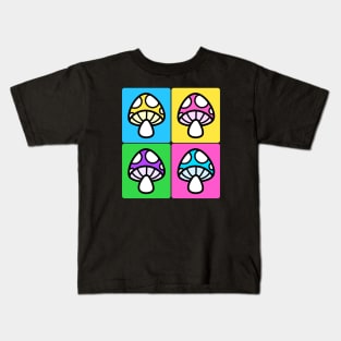 Small Mushroom - Pop Art Kids T-Shirt